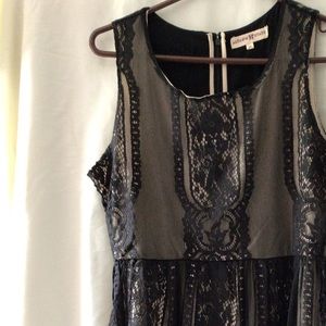 Altered State Ladies Black Lace Dress